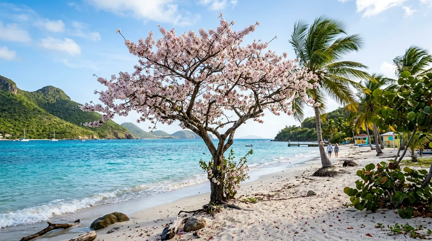 ¿Qué hacen estos árboles JAPONESES en República Dominicana?🇯🇵🇩🇴🌸Sakuras en San José de Ocoa🌸