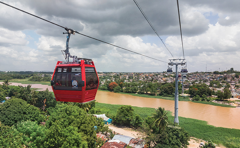 Cómo están mejorando el transporte público en ciudades de la República Dominicana Teleferico Santo Domingo