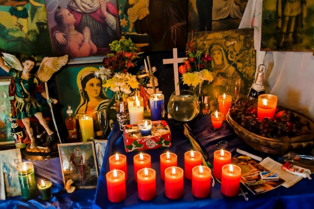 altar de palo