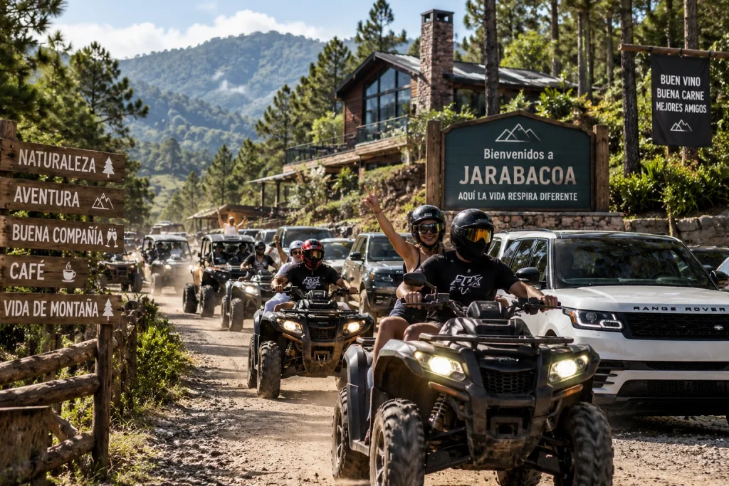 Jarabacoa tranfico de quads y ruido