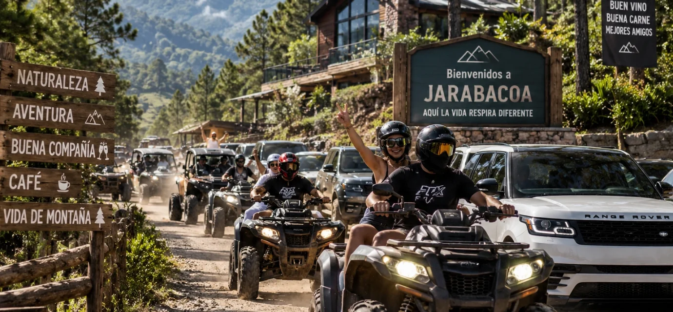 Jarabacoa tranfico de quads y ruido