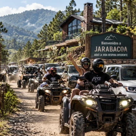 Jarabacoa tranfico de quads y ruido
