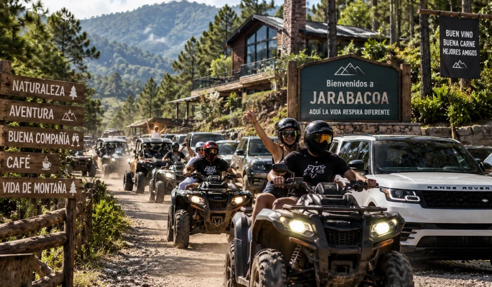 Jarabacoa tranfico de quads y ruido